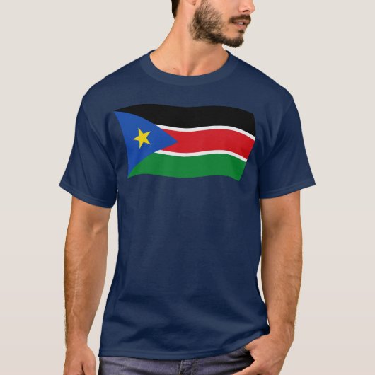 Zuid-Soedan Vlag T-shirt (Voorkant)