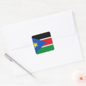 Zuid-Soedan vlag Vierkante Sticker (Envelop)
