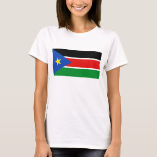 Zuid-Soedan Vlag x Landkaart T-shirt