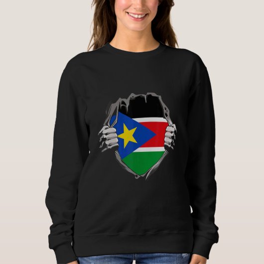 Zuid-Soedanese vlag 1 Trui (Voorkant)