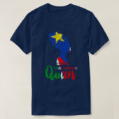 Zuid-Soedanese vlag Afro Roots T-shirt (Design voorkant)