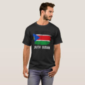  Zuid-Soedanese vlag - cadeau T-shirt (Voorkant volledig)