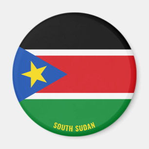 Zuid-Soedanese vlag charmant patriottisch Magneet