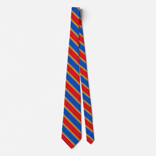 Zuid-Soedanese vlag Elegante Patriottische Stropda Stropdas (Voorkant)