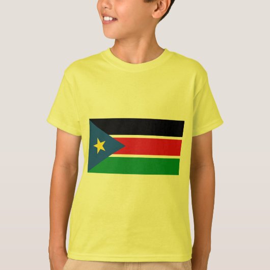 Zuid-Soedanese vlag op T-shirts en cadeautjes (Voorkant)