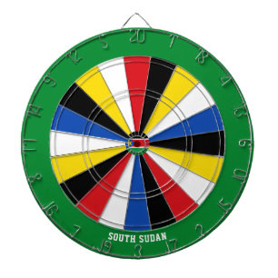 Zuid-Soedanese vlag Patriot's Bullseye Dartbord