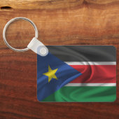 Zuid-Soedanese vlag Sleutelhanger (Achterkant)