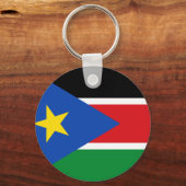 zuid - soedanese vlag sleutelhanger (Voorkant)