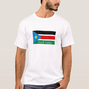 Zuid-Soedanese vlag souvenir shirt