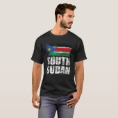 Zuid-Soedanese vlag T-shirt (Voorkant volledig)