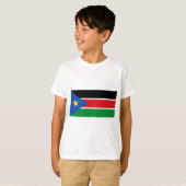zuid - soedanese vlag t-shirt (Voorkant volledig)