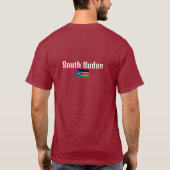 Zuid-Soedanese vlag, vlag van Zuid-Soedan T-shirt (Achterkant)