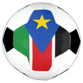 zuid - soedanese vlag voetbal (Gedraaid)