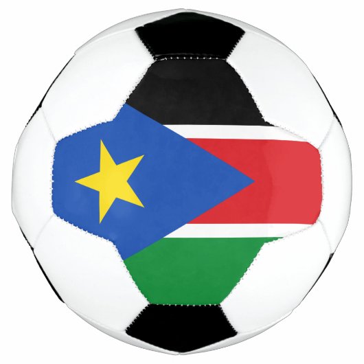 zuid - soedanese vlag voetbal (Voorkant)