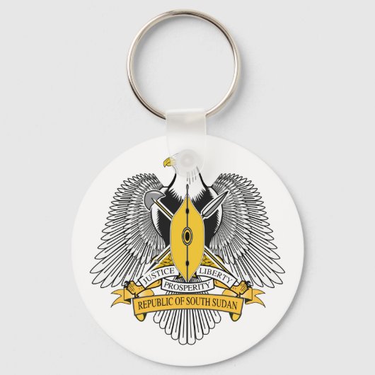 Zuid-Soedanese wapenstilstand Sleutelhanger (Voorkant)