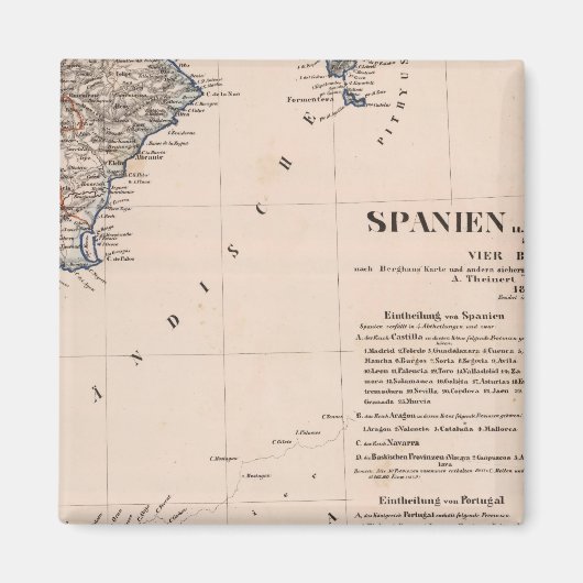 Zuid-Spanje Magneet (Voorkant)
