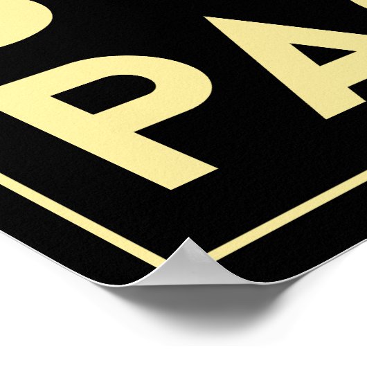 zuid - stille oceaan - eilanden kunst deco retro - poster (Hoek)