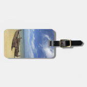 Zuid-Stille Oceaan, Frans-Polynesië, Moorea. Bagagelabel (Voorkant horizontaal)