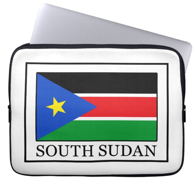 Zuid-Sudan Laptop Sleeve (Voorkant)