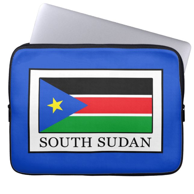 Zuid-Sudan Laptop Sleeve (Voorkant)