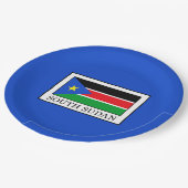 Zuid-Sudan Papieren Bordje (Gekanteld)