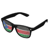 Zuid-Sudan Retro Zonnebril (Gekanteld)