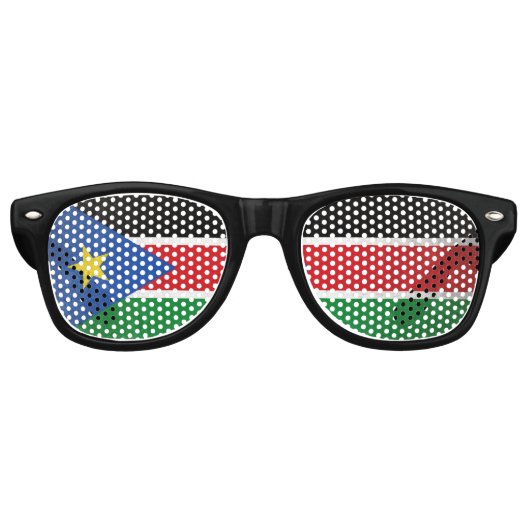 Zuid-Sudan Retro Zonnebril (Voorkant)