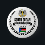 Zuid-Sudan Ronde Button 5,7 Cm<br><div class="desc">Zuid-Sudan</div>