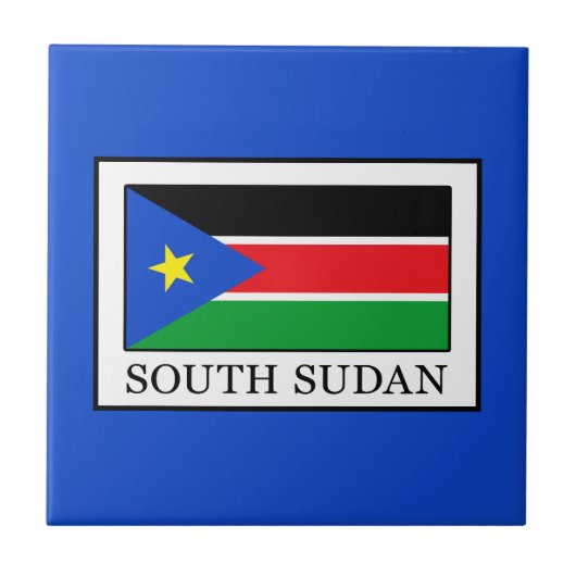 Zuid-Sudan Tegeltje (Voorkant)