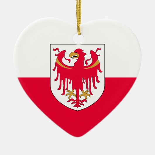 Zuid-Tirol, Italië Keramisch Ornament (Voorkant)