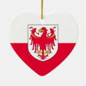 Zuid-Tirol, Italië Keramisch Ornament (Achterkant)