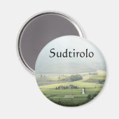 Zuid-Tirol Italië Magneet (Voorkant / Achterkant)
