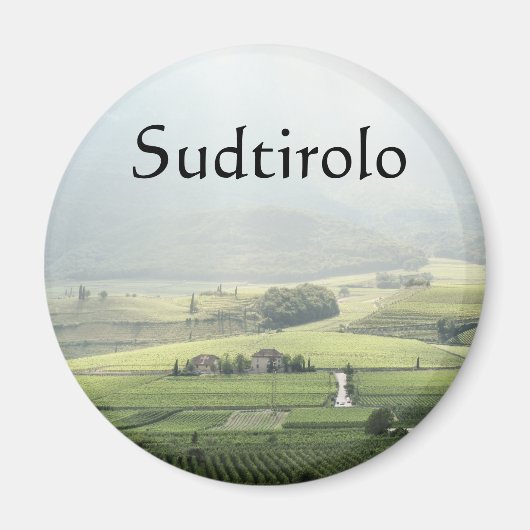 Zuid-Tirol Italië Magneet (Voorkant)