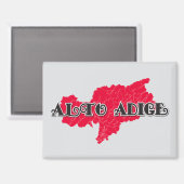 Zuid-Tirol Magneet (Voorkant / Achterkant)