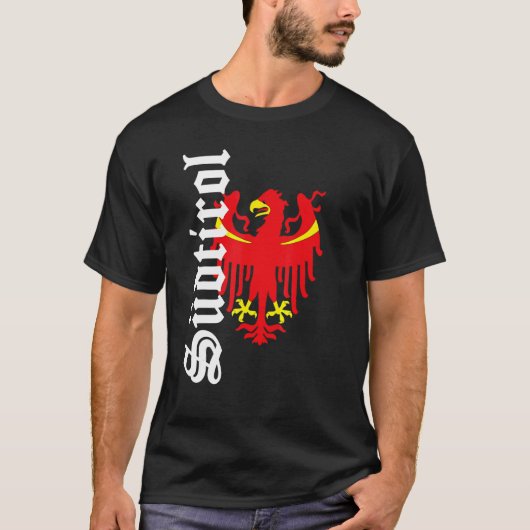 Zuid-Tirol met wapenschild T-shirt (Voorkant)