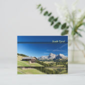 Zuid-Tirolberpanorama Briefkaart (Staand voorkant)