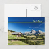 Zuid-Tirolberpanorama Briefkaart (Voorkant / Achterkant)