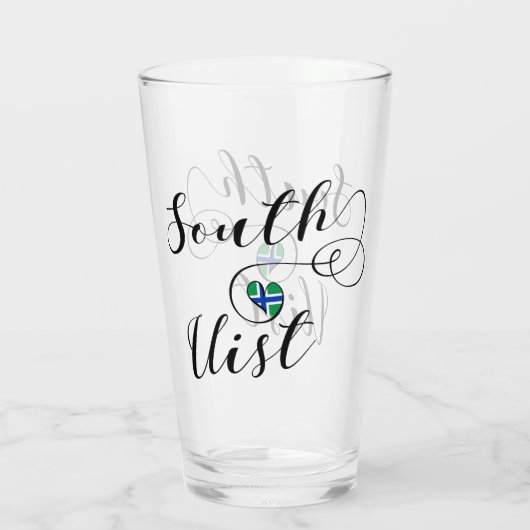 Zuid-uistvlaggenhart, buitenste hebriden glas (Achterkant)