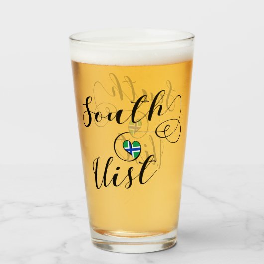 Zuid-uistvlaggenhart, buitenste hebriden glas (Voorkant gevuld)