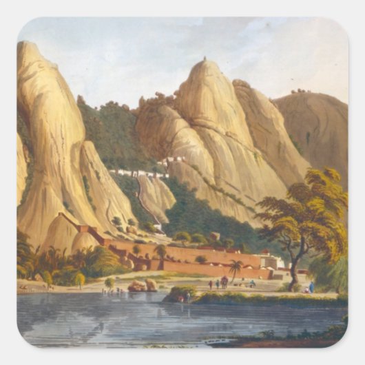 Zuid-uitzicht van Sewandrog, illustratie uit 'Twel Vierkante Sticker (Voorkant)