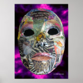 Zuid van de Druk van het Masker van de Kleur Poster (Voorkant)