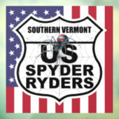 Zuid-Vermont Hoofdstuk - Decal Vlag & Logo (Vel 3)