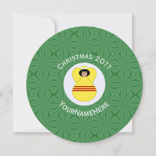 Zuid-Vietnam Engel Kerst Persoonlijk Rond Kaart