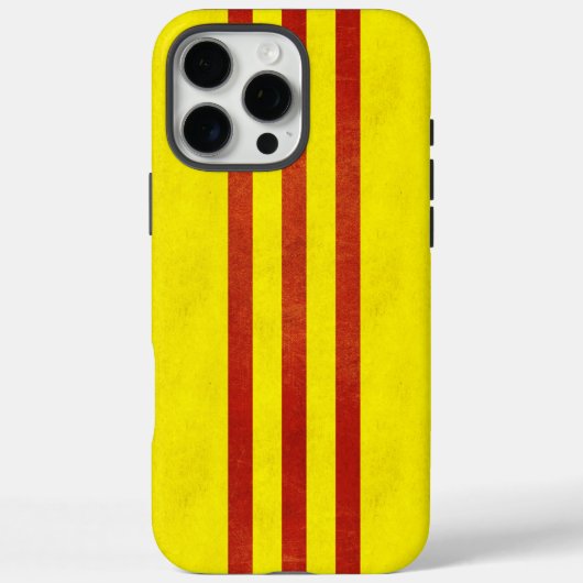 Zuid-Vietnam Lichte Grunge Vlag Case-Mate iPhone Case (Achterkant)