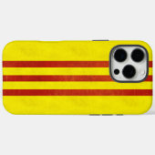 Zuid-Vietnam Lichte Grunge Vlag Case-Mate iPhone Case (Achterkant (horizontaal))