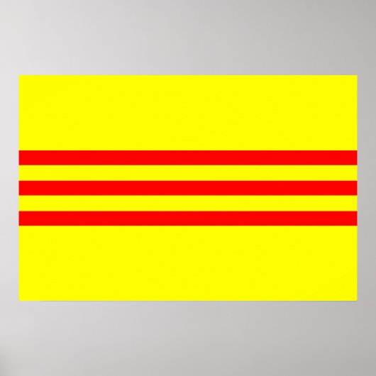 Zuid-Vietnam Poster (Voorkant)