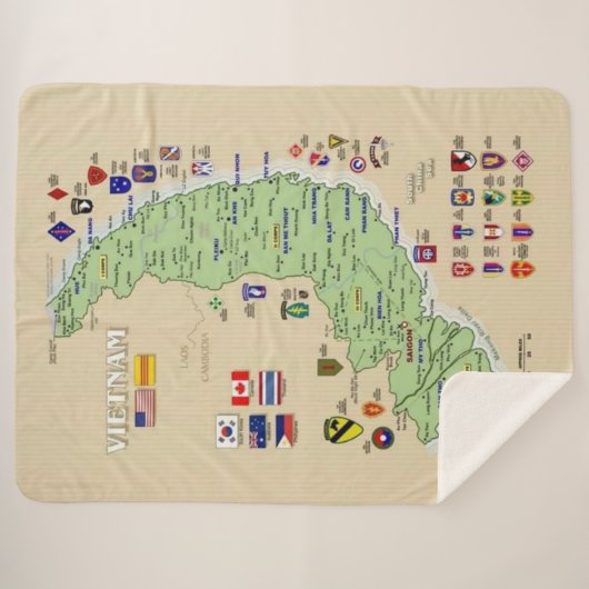 ZUID-VIETNAM SHERPA DEKEN (Voorkant (horizontaal))