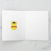 Zuid-Vietnamese engel kerstvlag gepersonaliseerd Kaart (Binnen)