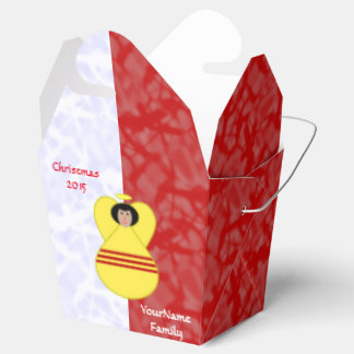 Zuid-Vietnamese engelenvlag op rood en wit Bedankdoosjes