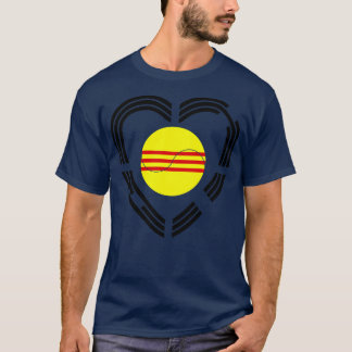 Zuid-Vietnamese vlag van Zuid-Vietnamese patriotte T-shirt